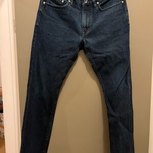 Club Monaco Men's Deep Indigo Straight Jeans
